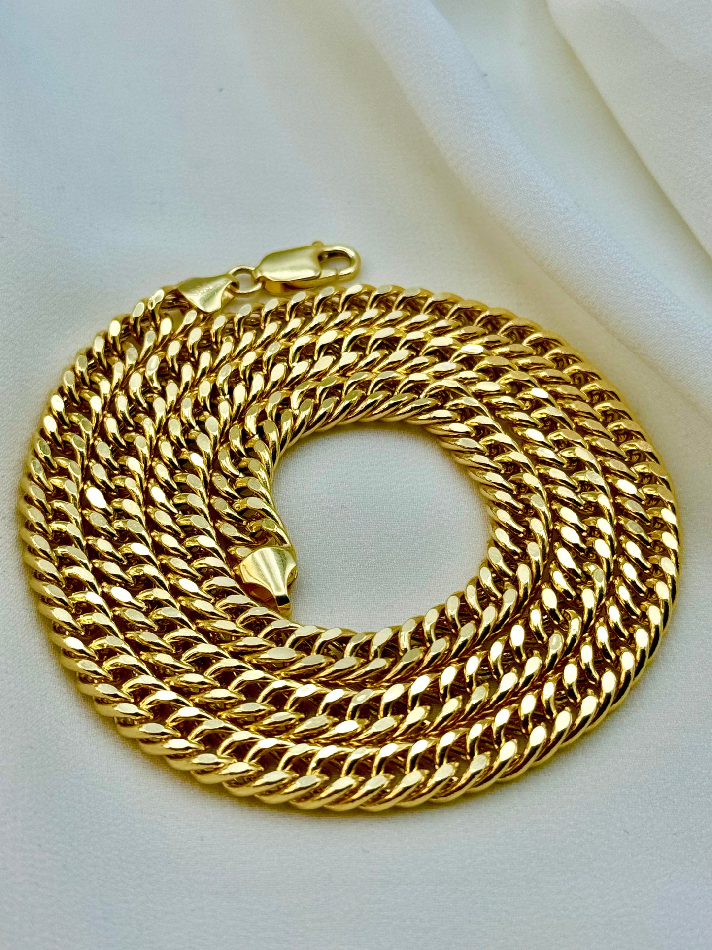 14K Gold Curb Chain Necklace, 6mm, 21.5", 23.5", 25.5", 29g – Premium Real Gold Curb Chain for Men and Women, Perfect Gift for Birthdays, Anniversaries, and Special Occasions