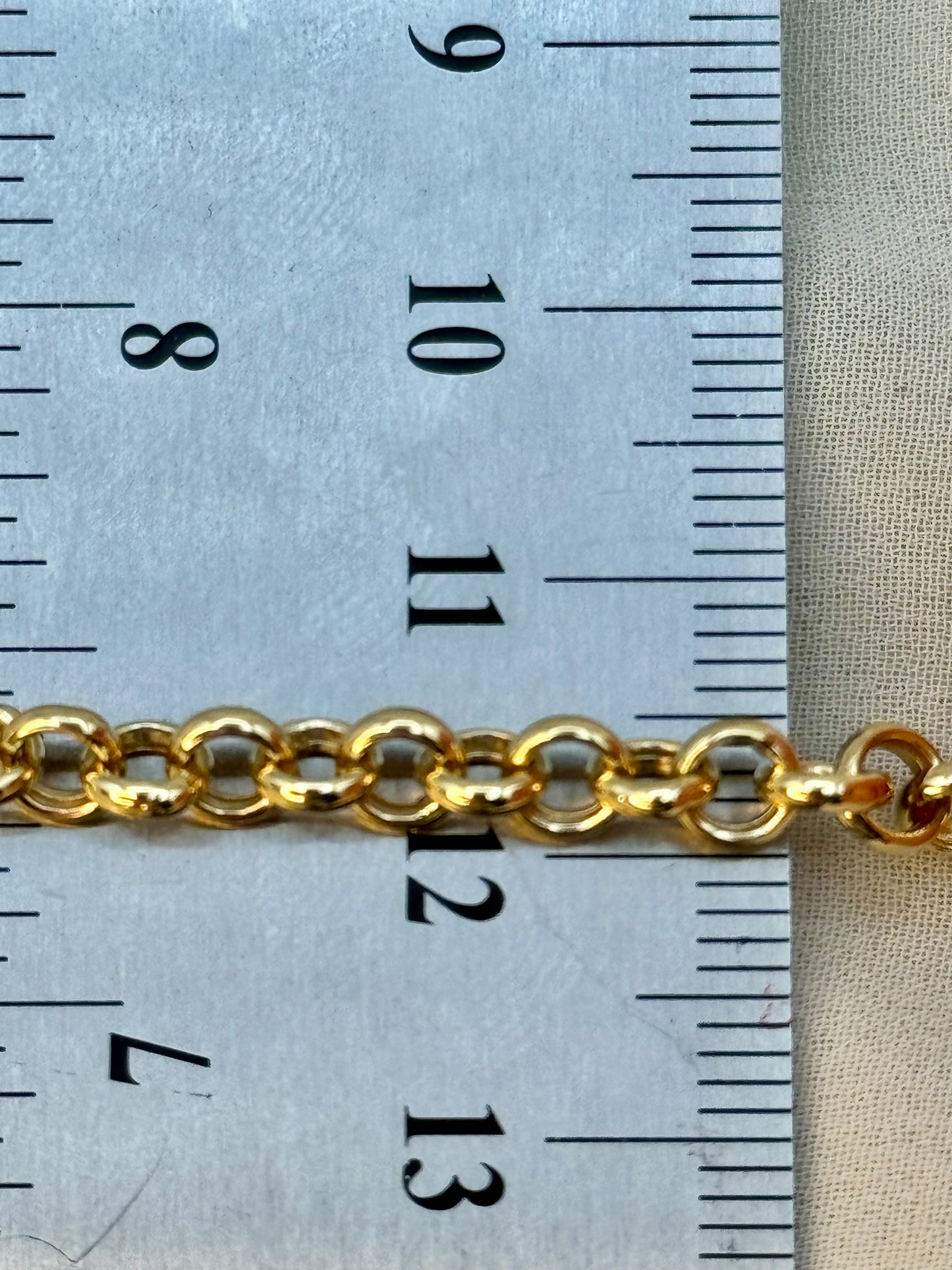 Chaîne Rolo en or massif 18 carats, 5 mm – Collier Rolo en or véritable pour homme et femme, cadeau idéal pour un anniversaire ou une cérémonie.