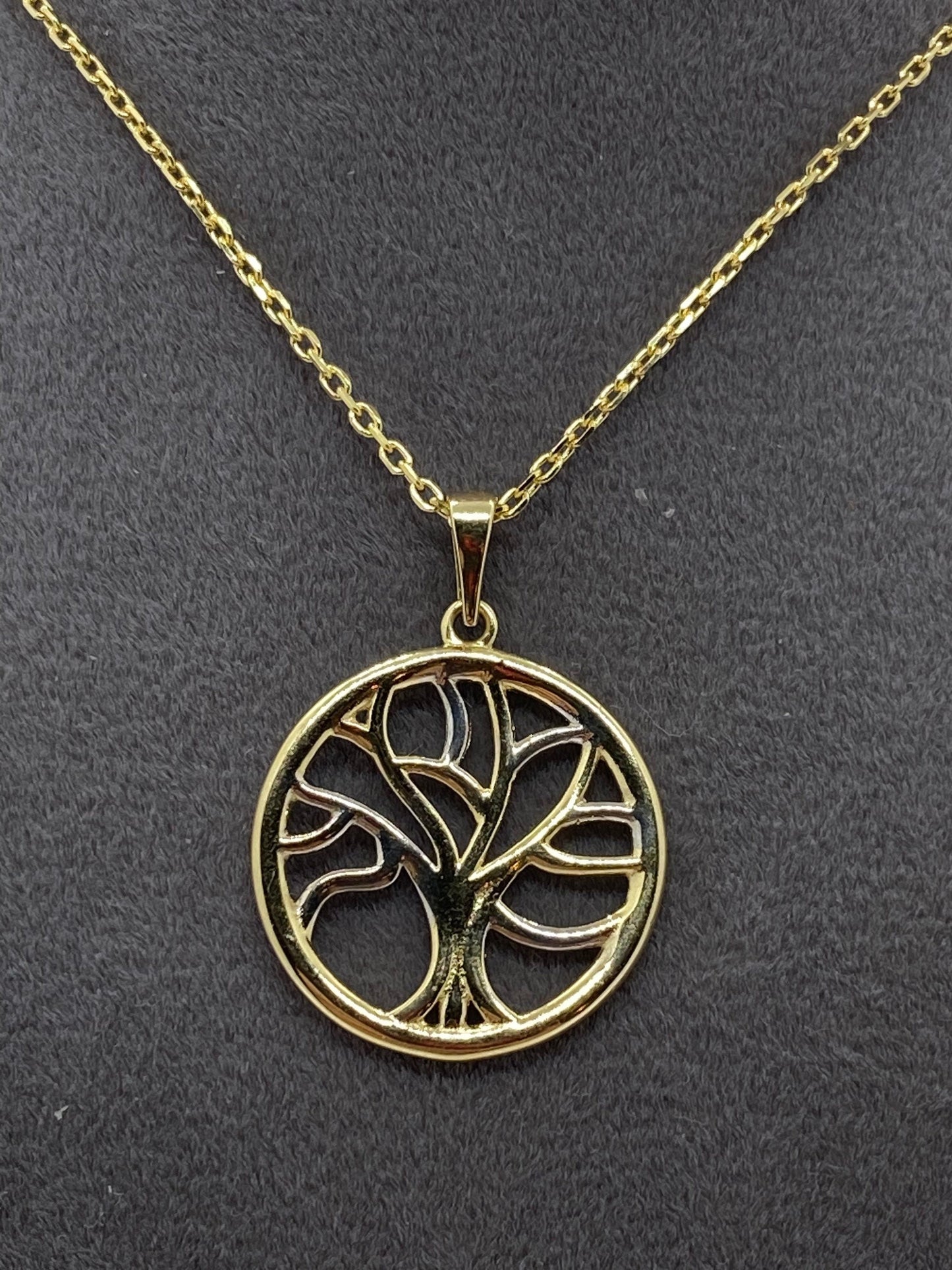 14k solid Gold Tree of life 20 inches
