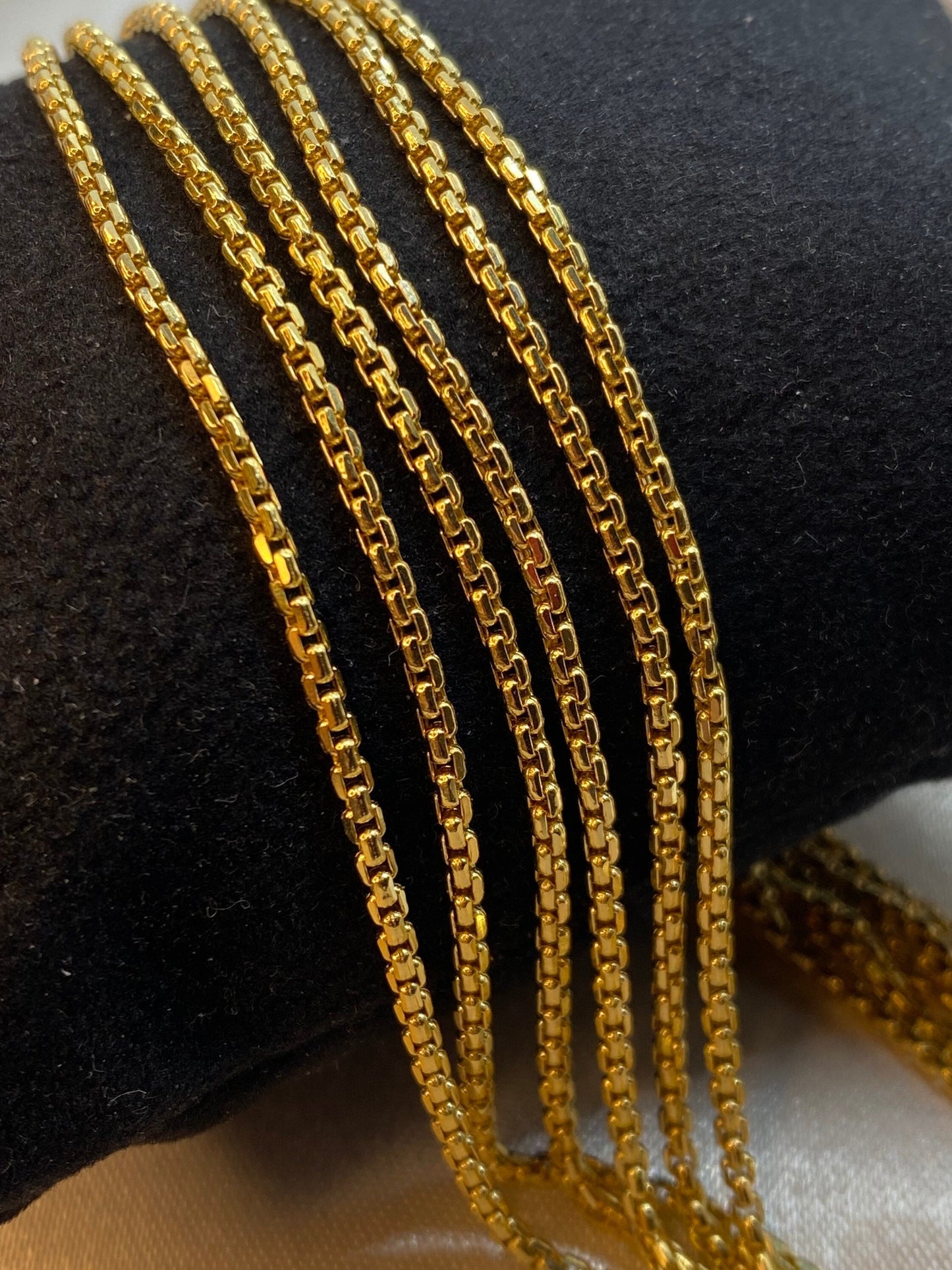 Box chain diamond cut