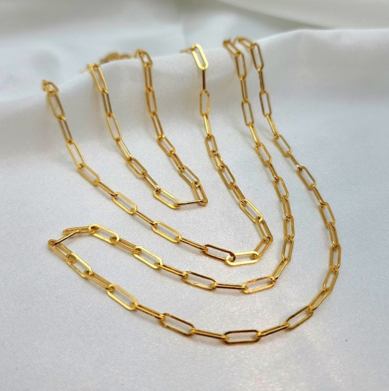 Gold Oval link chain