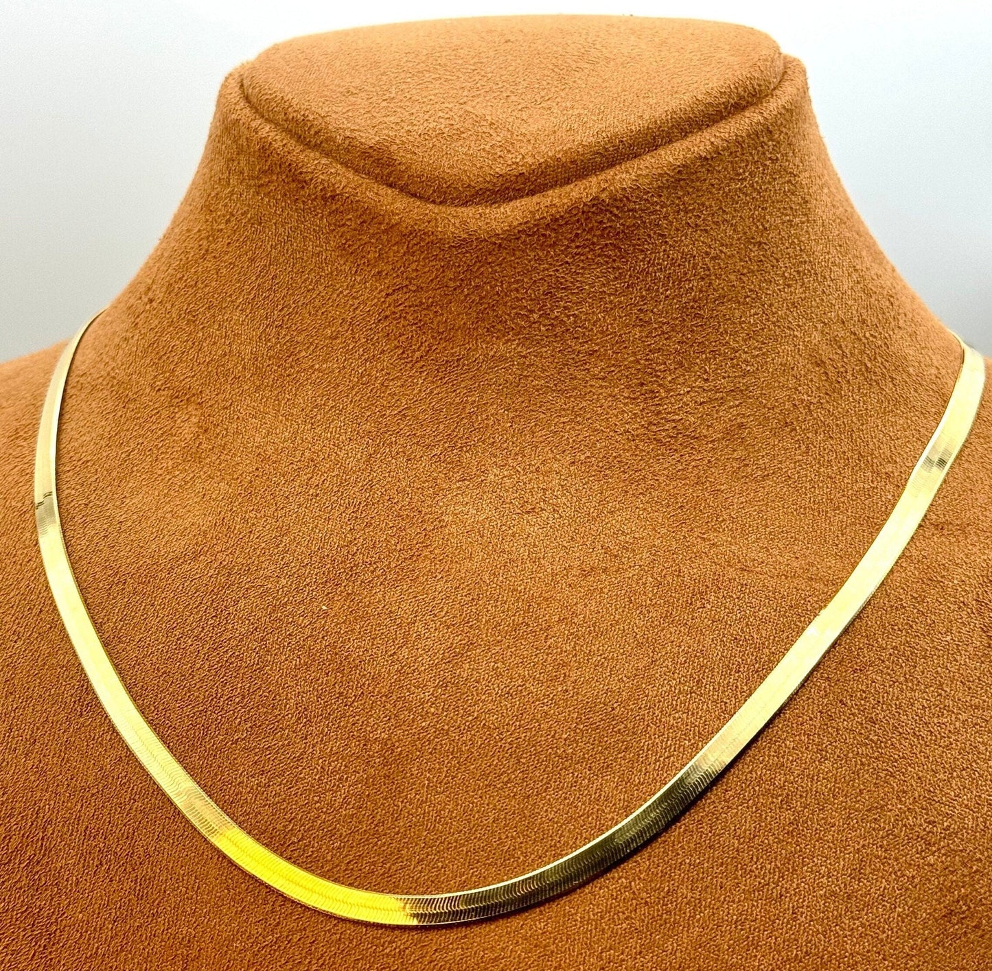 Unique mirror Gold necklace
