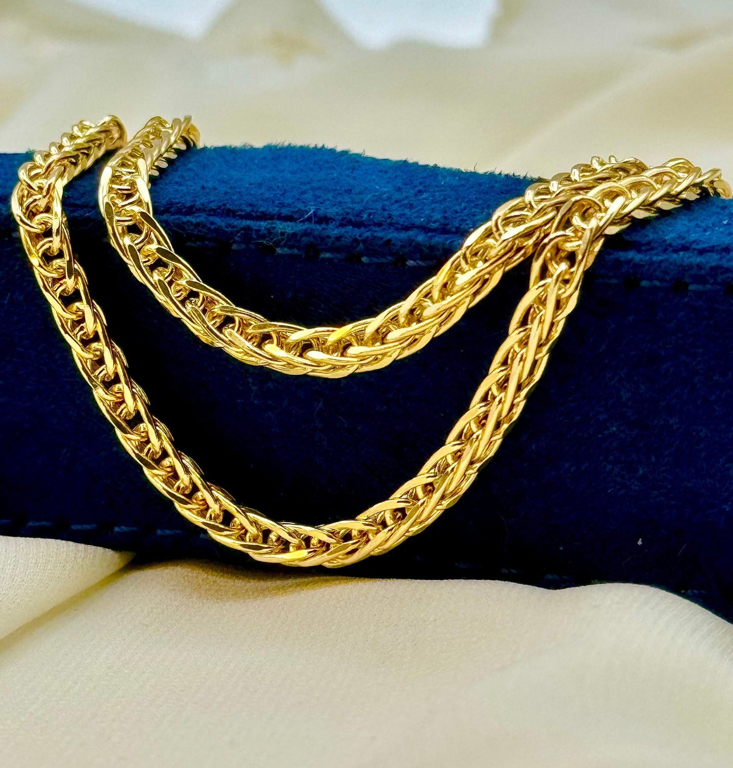 14k Gold Foxtail link