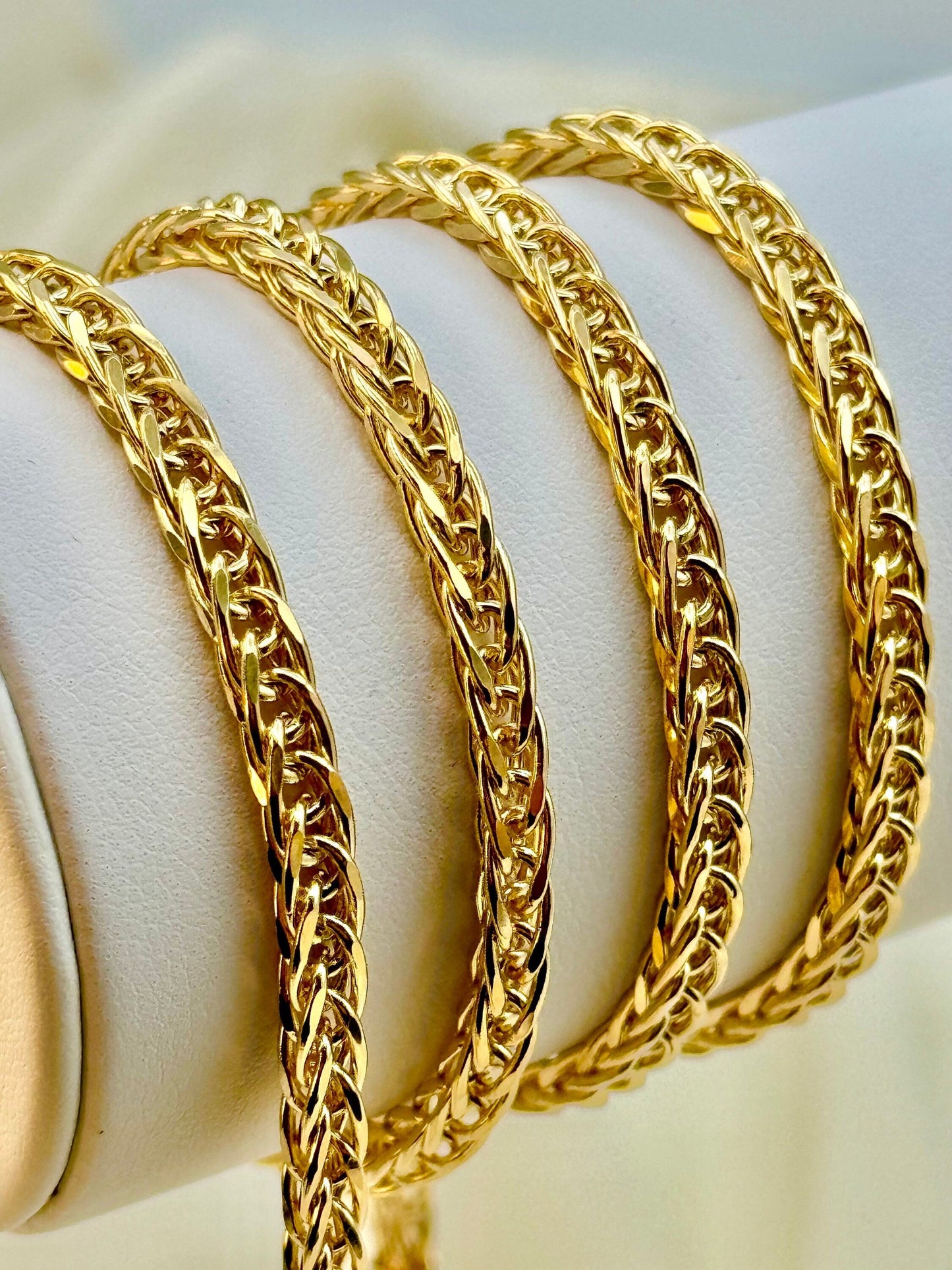 14k Gold Foxtail chain