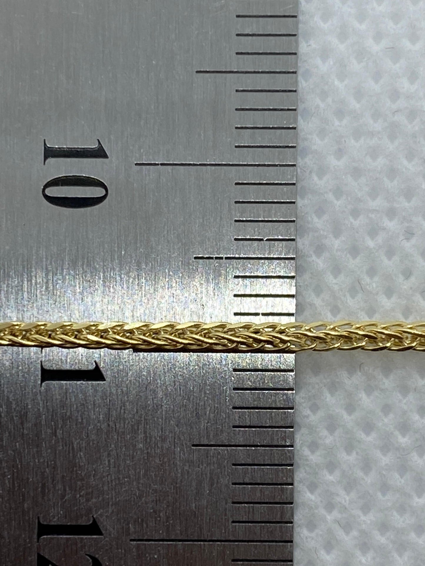 14K Gold Franco Chain Necklace (1.5mm)