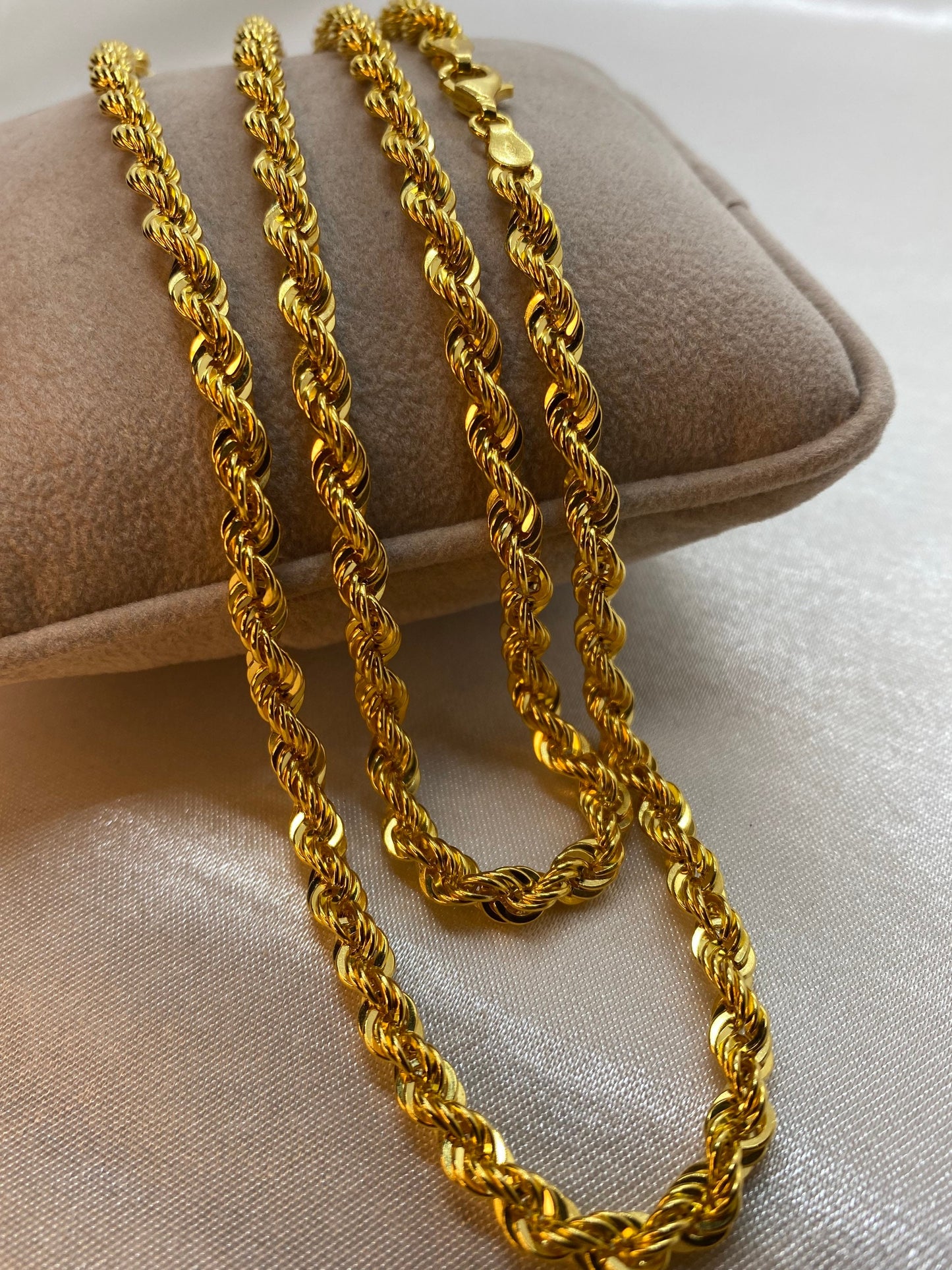 Collier chaîne en or 18 carats (5 mm)
