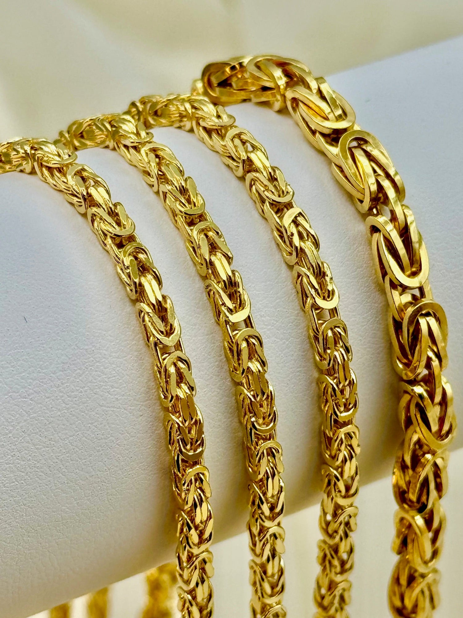 18k Gold Chains.