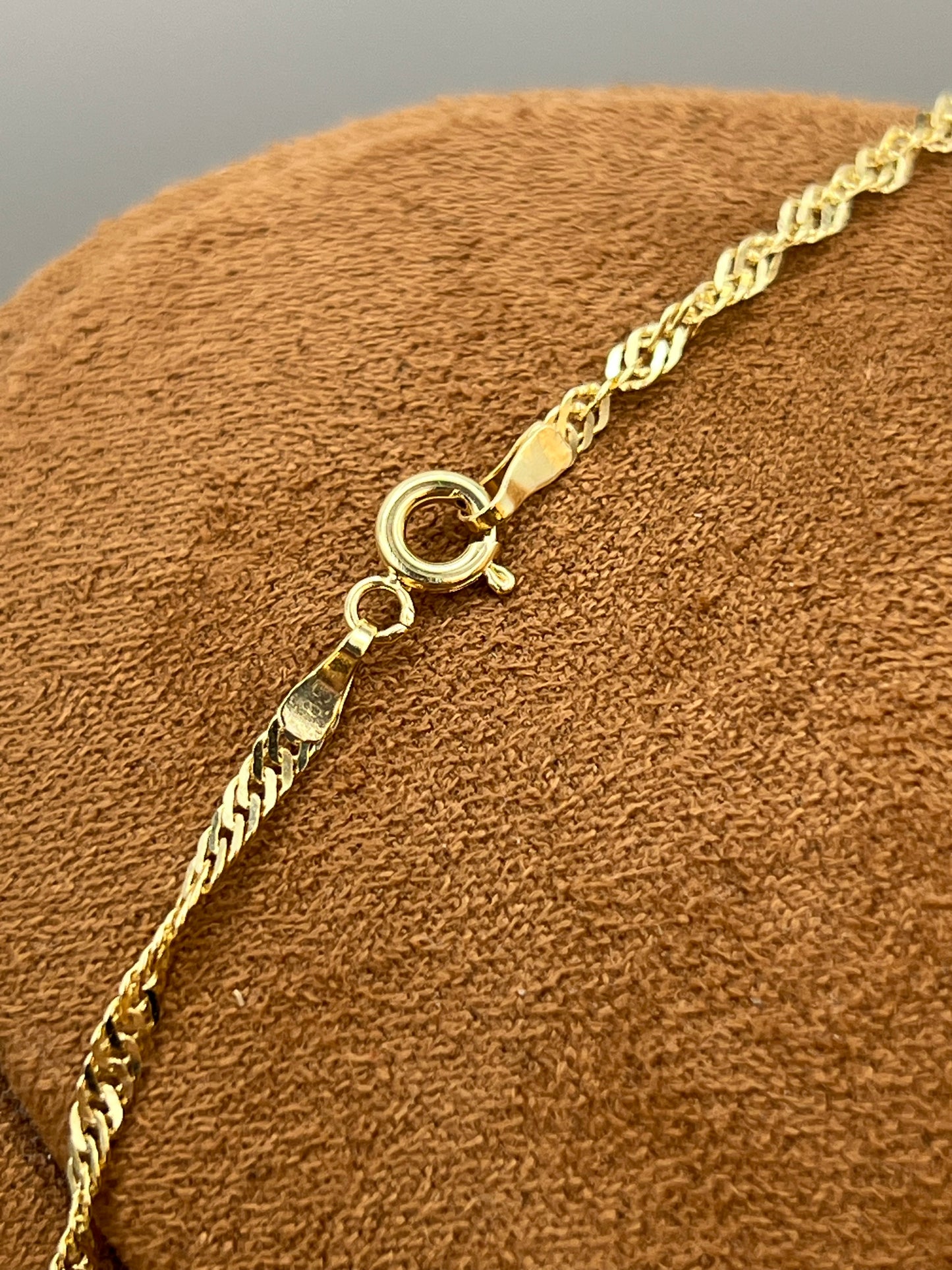 14k Gold boy or girl Necklace, 20"
