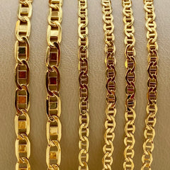 18K GOLD Anchor Chain