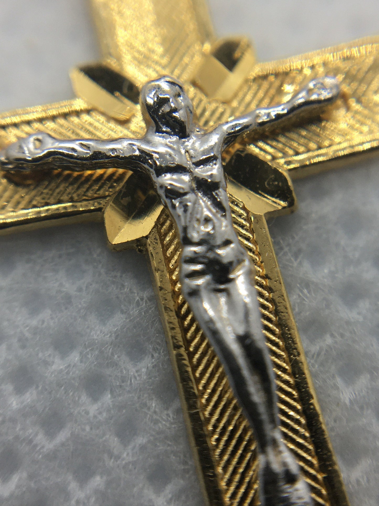 18k solid Gold Cross Necklace , different sizes available