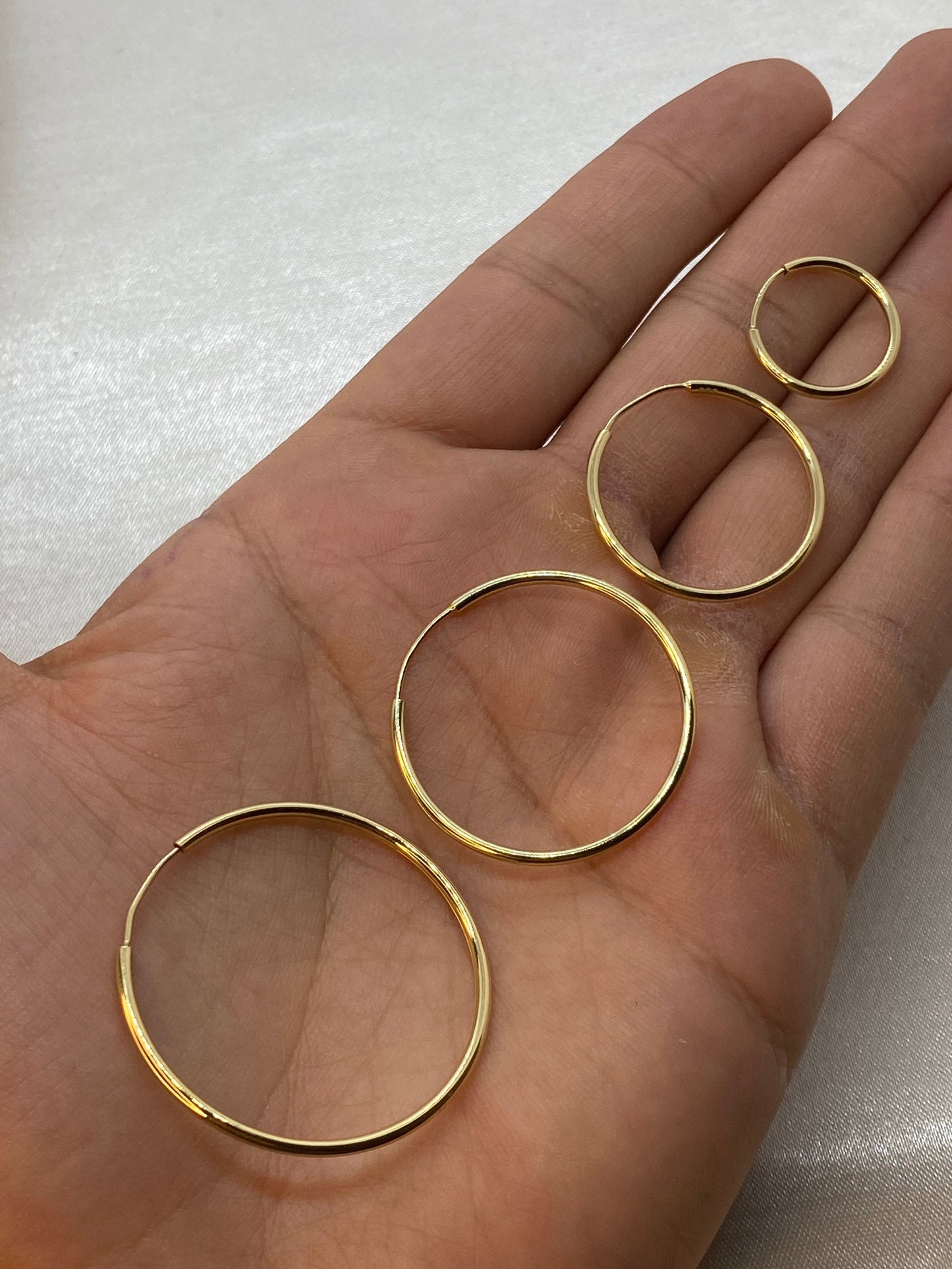 14k Gold  Hoop Earring,Gold Hoop Earring, simple Hoop earring, Gold hoop Earring, gift earring , Gift for her