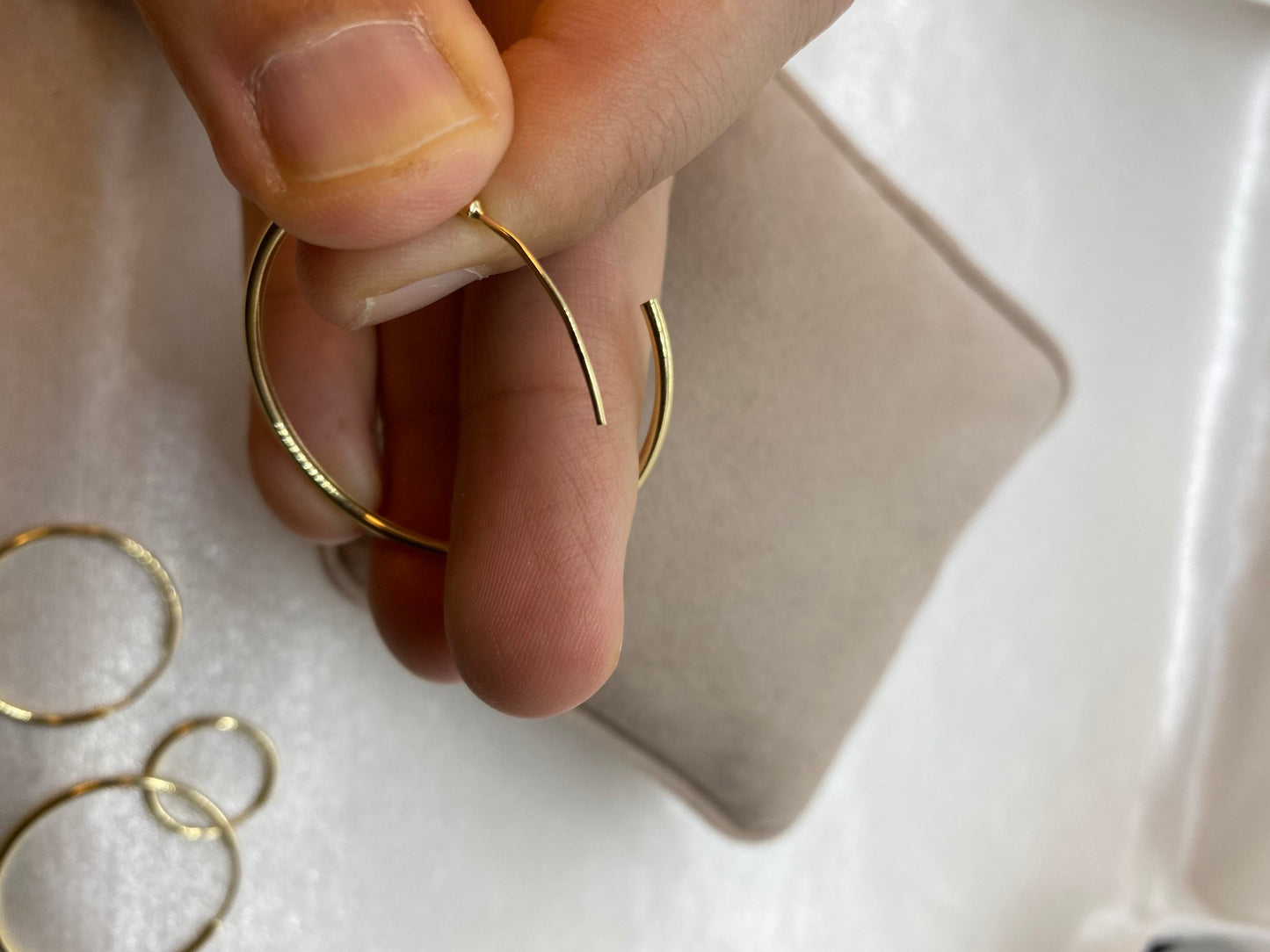 14k Gold  Hoop Earring,Gold Hoop Earring, simple Hoop earring, Gold hoop Earring, gift earring , Gift for her