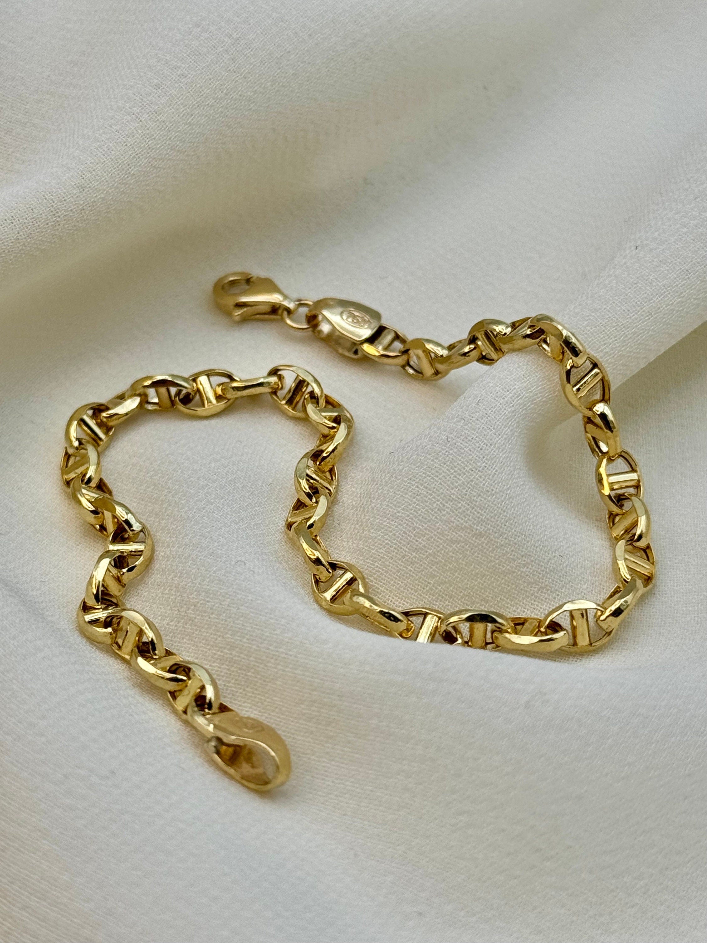 Bracelet HERMÈS Chaîne d'ancre en or jaune Bracelet HERMÈS Chaîne d'ancre en or jaune