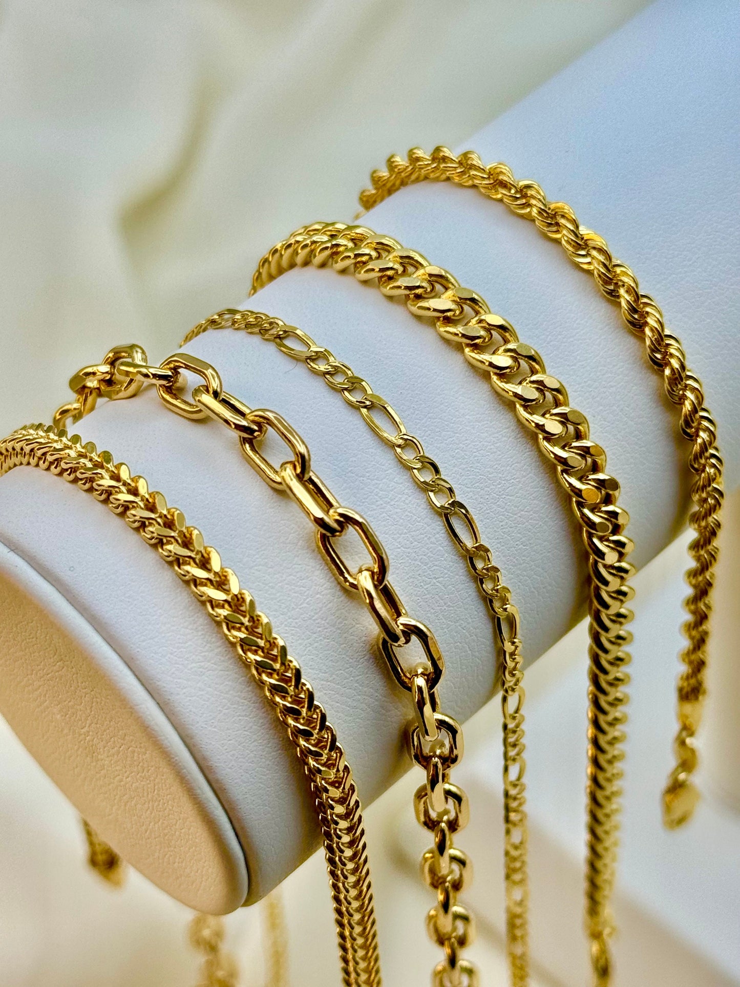 18k Real Gold Bracelet, 14k Gold Bracelet, 18k Rope Bracelet ,18k Figaro Bracelet ,14k Franco Bracelet ,14k Curb Bracelet ,For Her ,For Him.