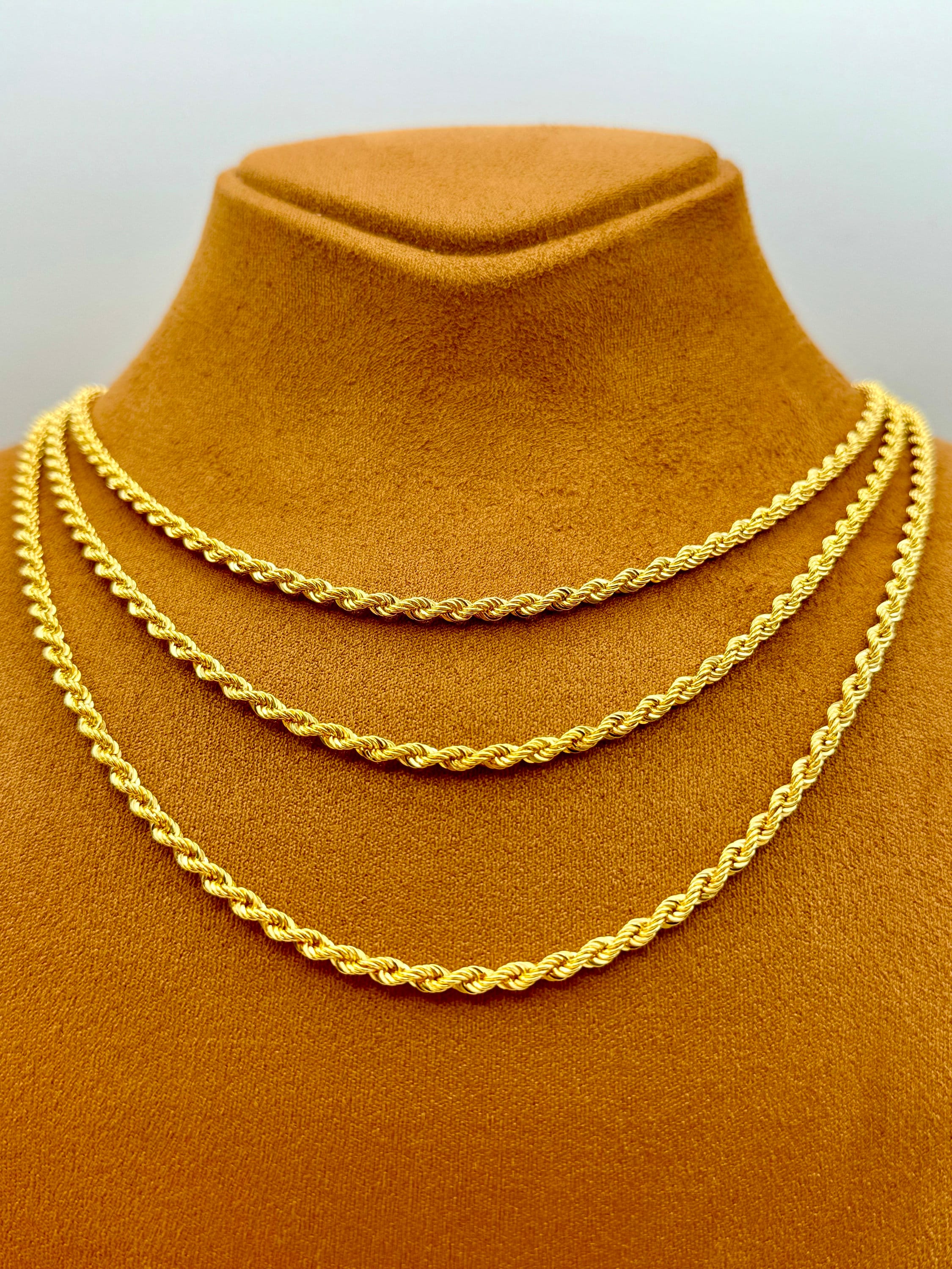 18k Rope Chain 18K (Chains & Necklaces) – Finegold750