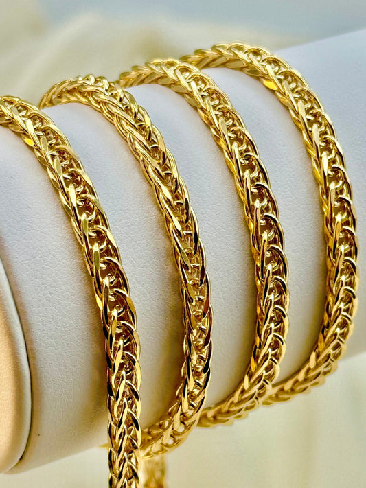 14k Gold Foxtail chain