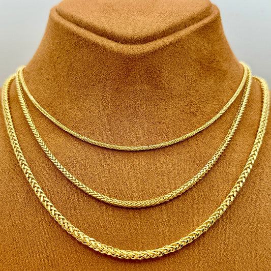 18k Gold Franco chain.