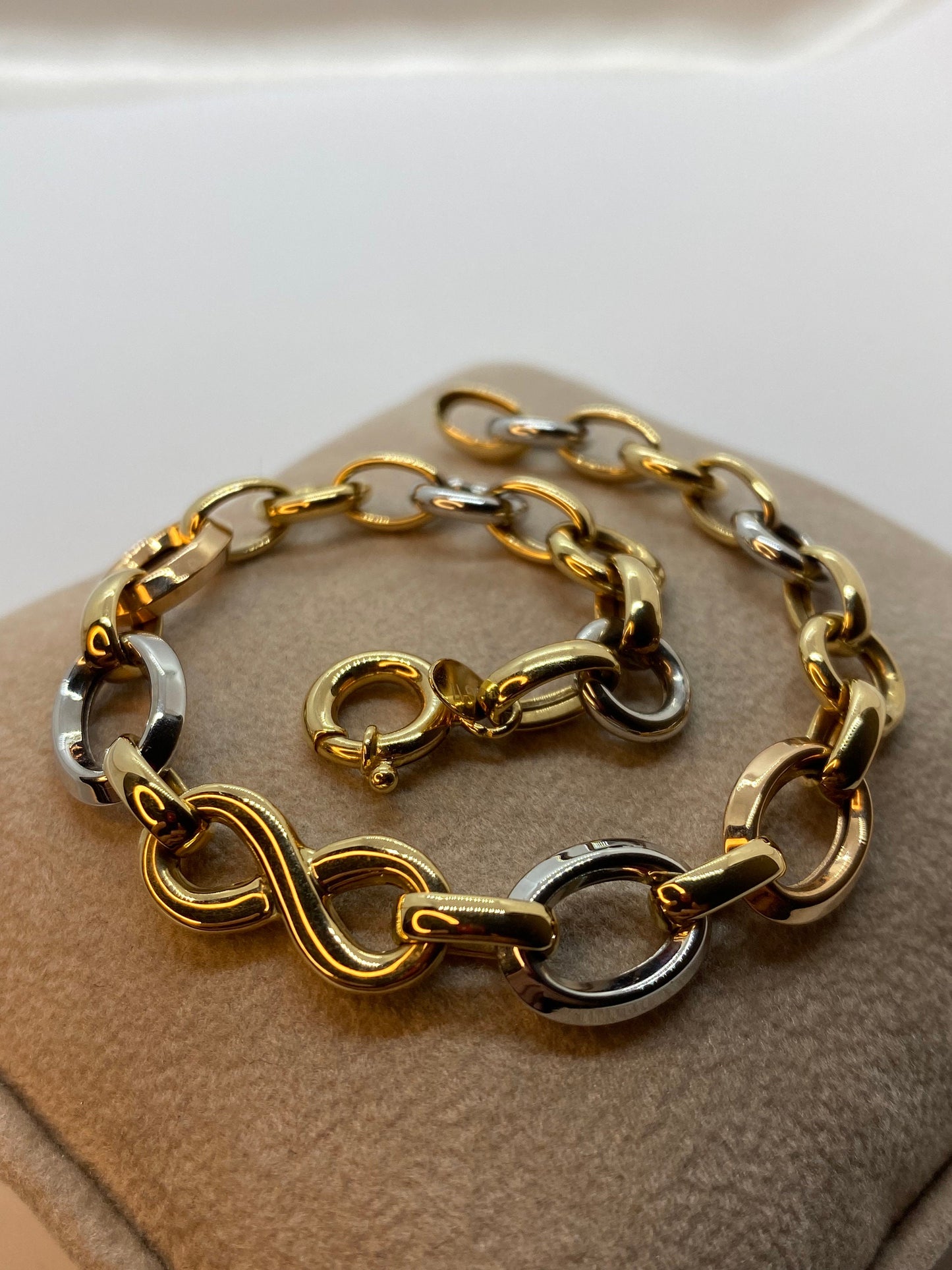 18K Gold Tri-Tone Bracelet