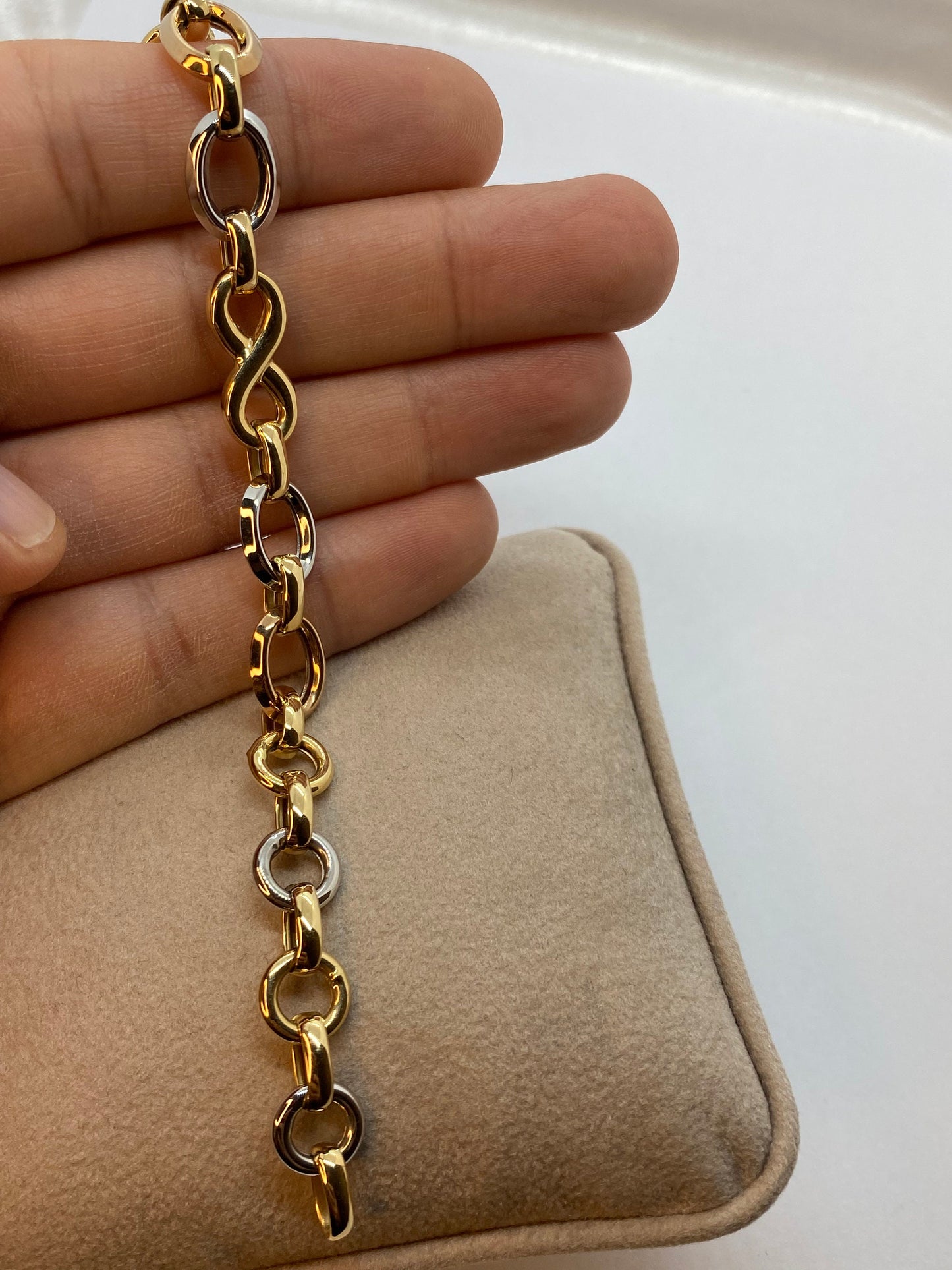 18K Gold Tri-Tone Bracelet