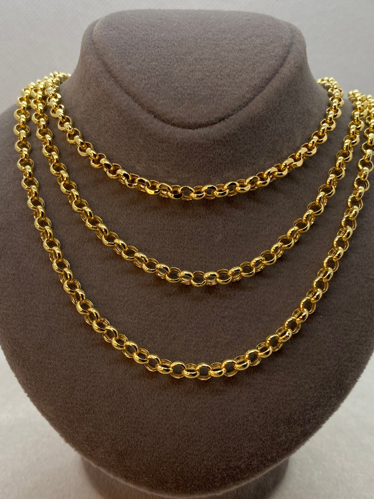 4mm Rolo Chain 14k Gold Rolo Chain: Handmade Luxury with Free Shipping - Finegold750
